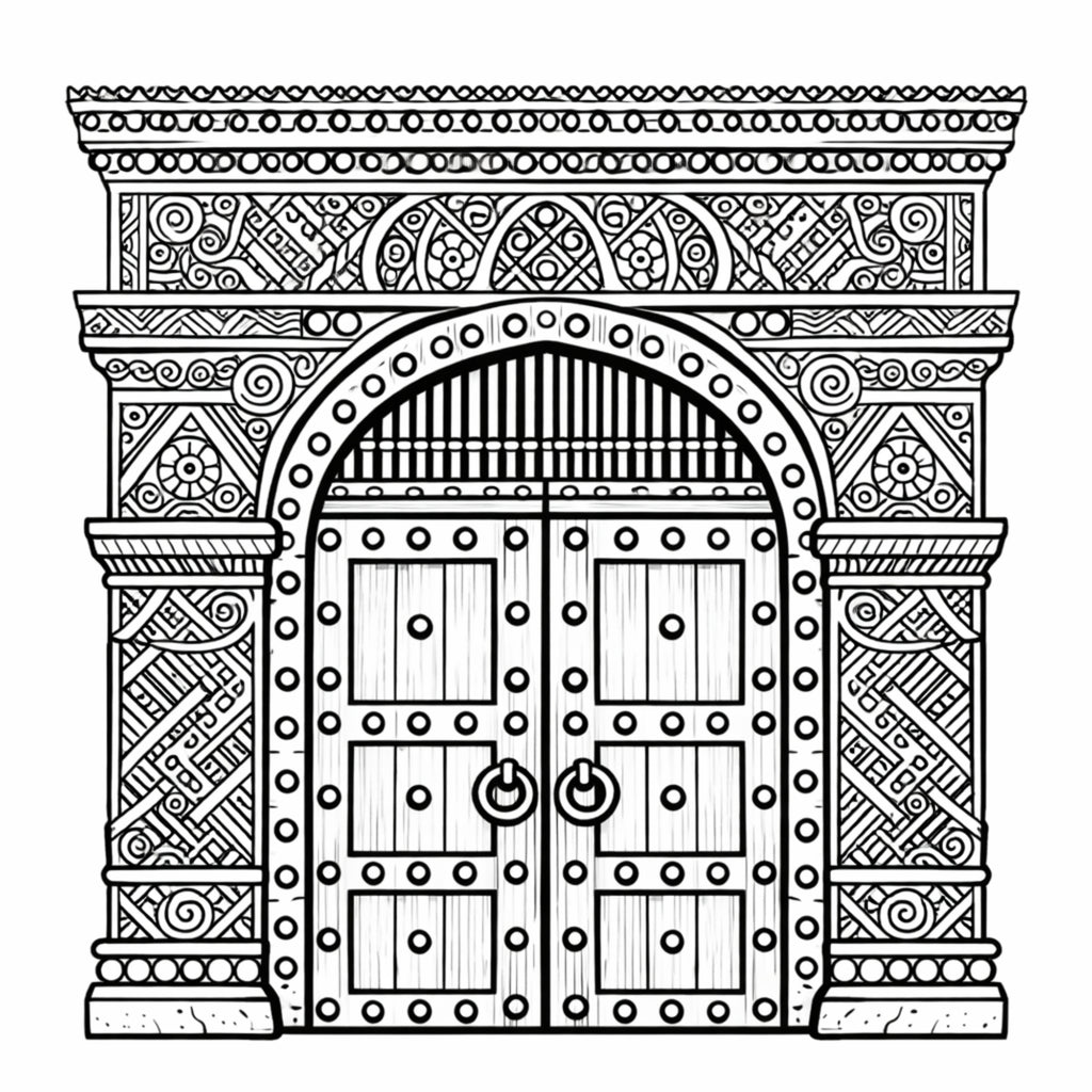 Iconic African Locations Colouring Book Volume 2