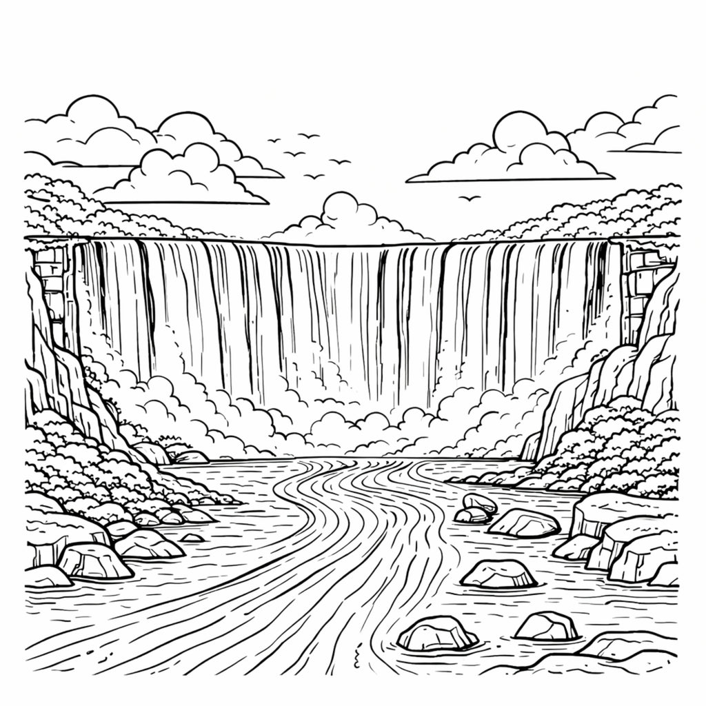 Iconic African Locations Colouring Book Volume 1