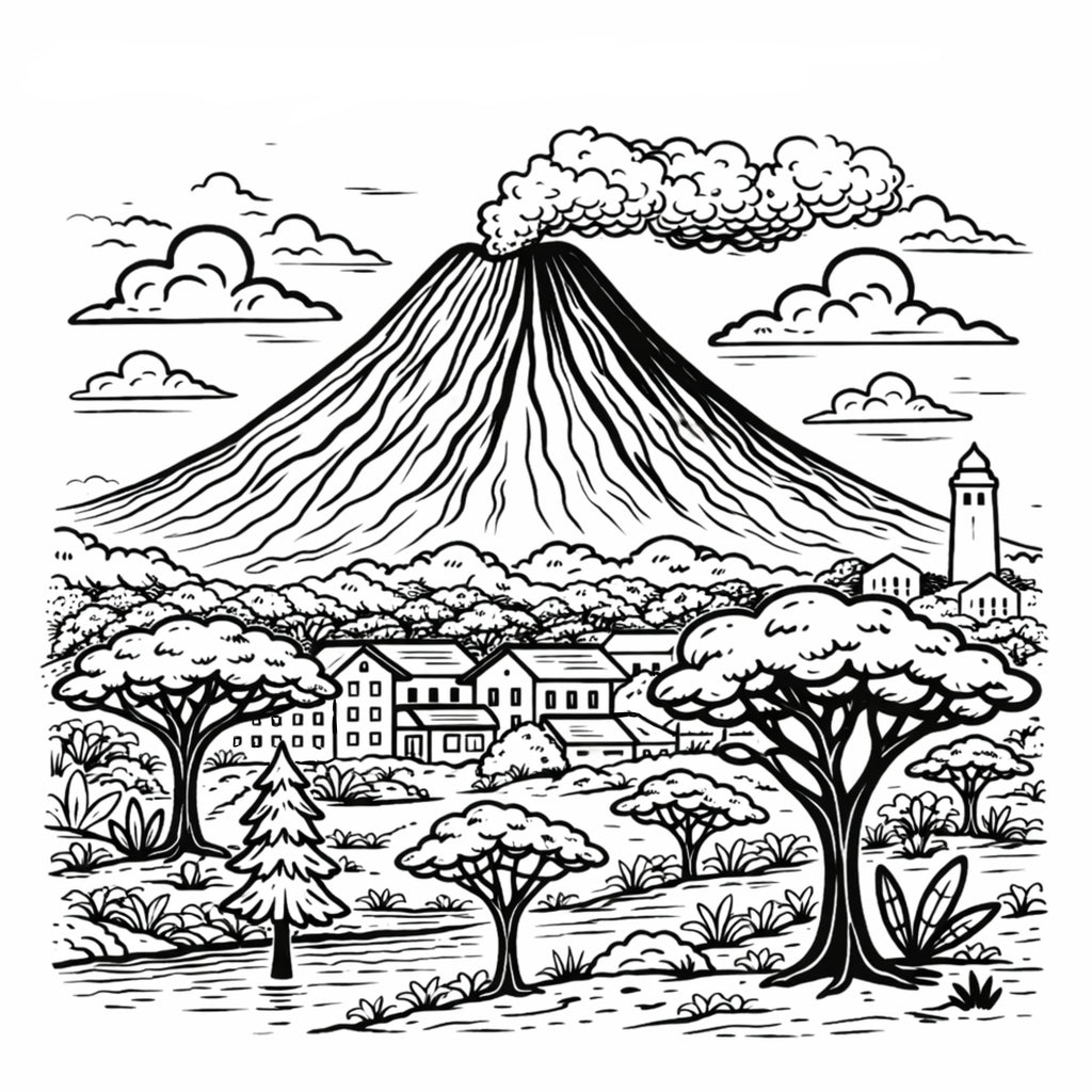 Iconic African Locations Colouring Book Volume 2