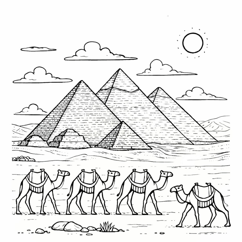 Iconic African Locations Colouring Book Volume 1